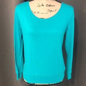 PINK Victoria's Secret Teal Long Sleeve Top
